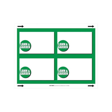 Centurion 11 in. H X 8.5 in. W Automotive/Sporting Goods Sign 25 each 7064790